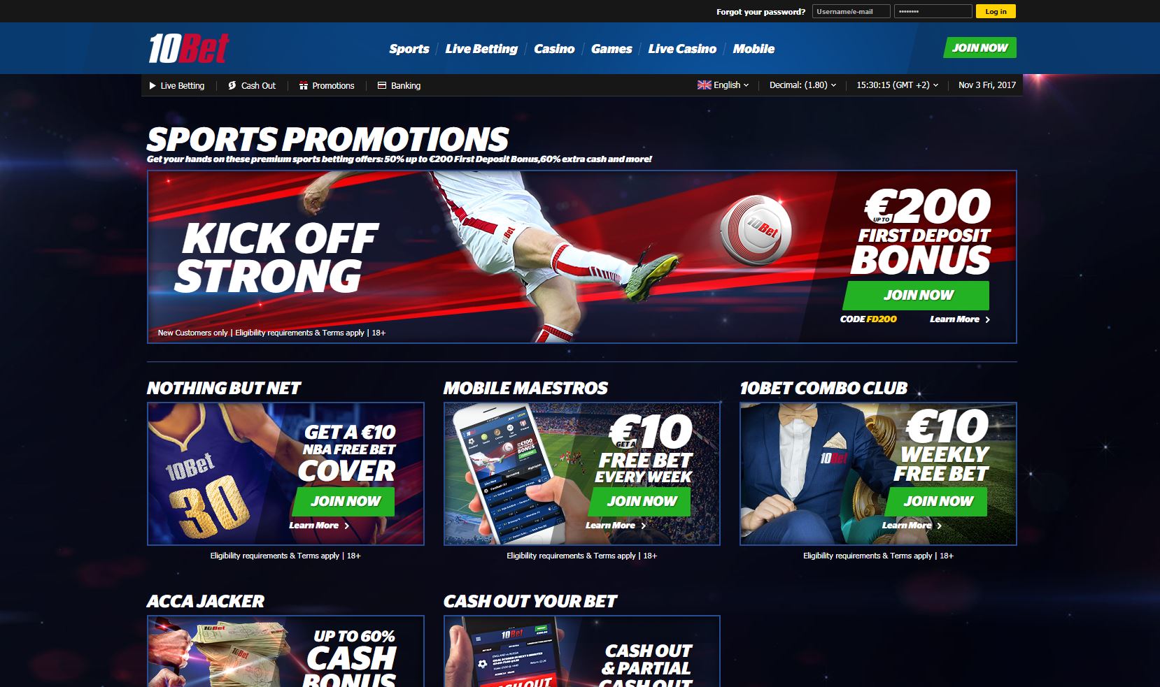 10bet Sportsbook Review And Bonus Offers Bookielist